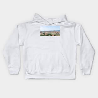 Florence panoramic view Kids Hoodie